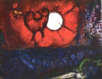 ヴァンスの夜 現代 マルク・シャガール Oil Paintings